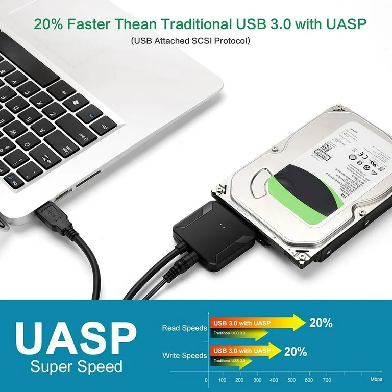 ADAPTADOR SATA A USB 3.0
