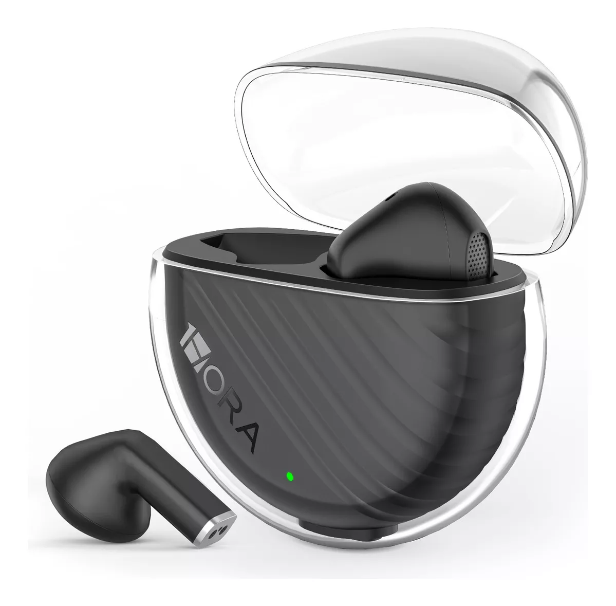 AUDIFONOS BLUETOOTH ESTUCHE TRANSPARENTE