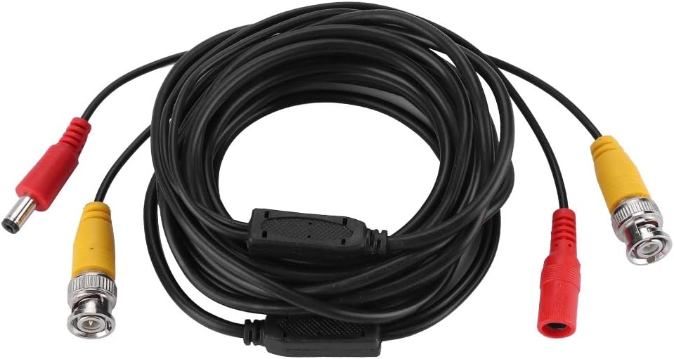 CABLE BNC PARA CAMARAS DE SEGURIDAD 18 METROS - 2.1MM DC
