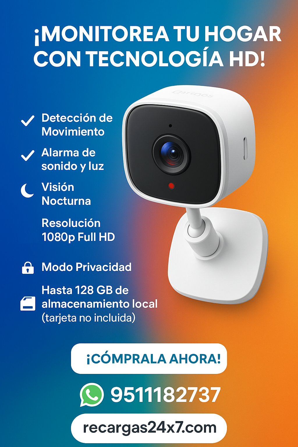 CÁMARA IP TPLINK 2MP INTERIOR FIJA