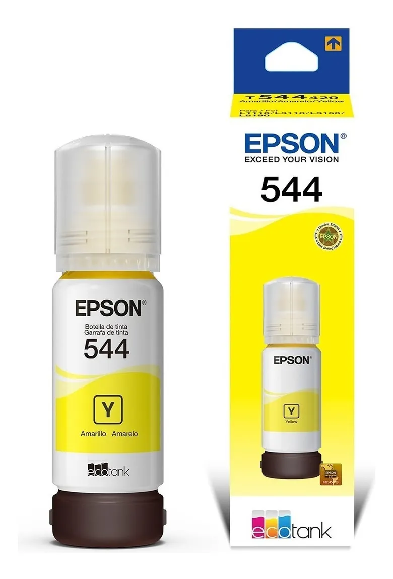 BOTE DE TINTA EPSON 544 AMARILLO ORIGINAL