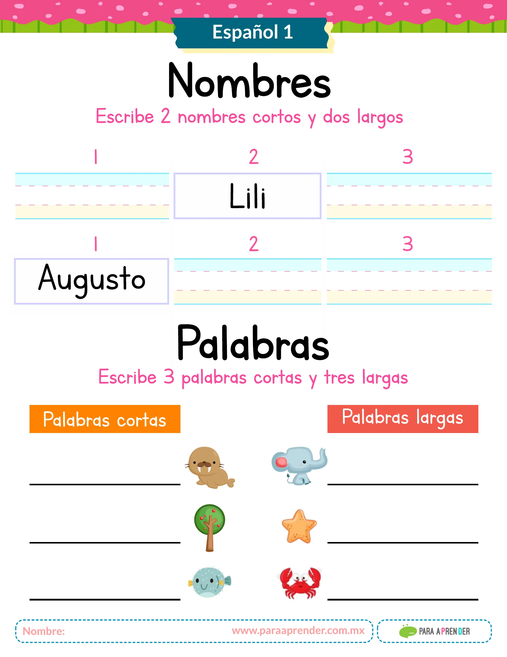 CONTENIDO DIGITAL - GUIA DE REPASO 1 DE PRIMARIA