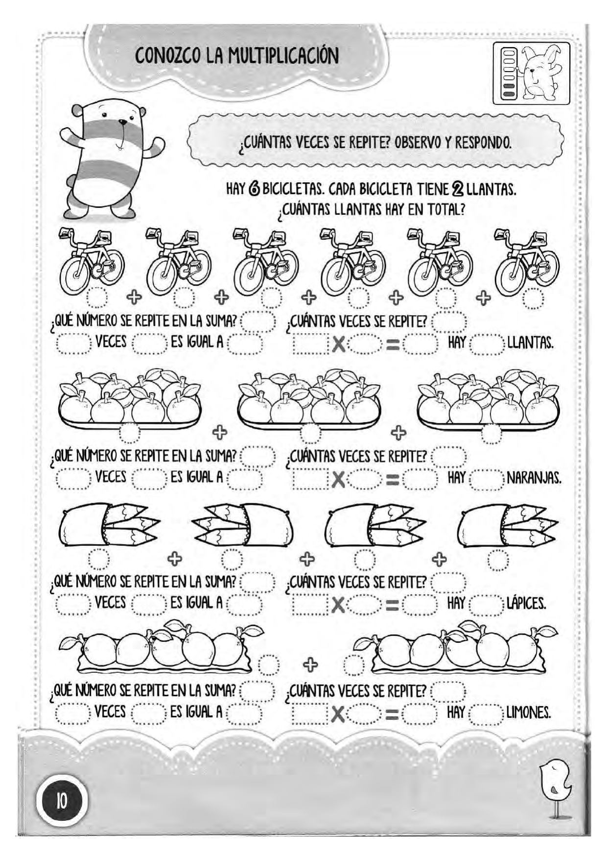 CUADERNILLO PARA ENSEÑAR A MULTIPLICAR Y DIVIDIR