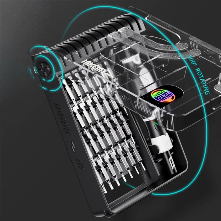 KIT DE DESARMADOR CON PUNTAS JAKEMY JM-8189 32 PUNTAS