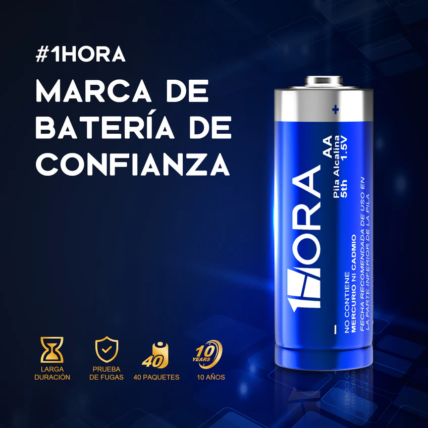 PAQUETE DE 4 PILAS ALCALINAS AA