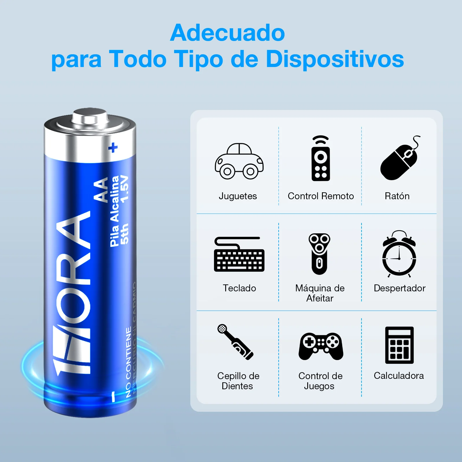 PAQUETE DE 4 PILAS ALCALINAS AA