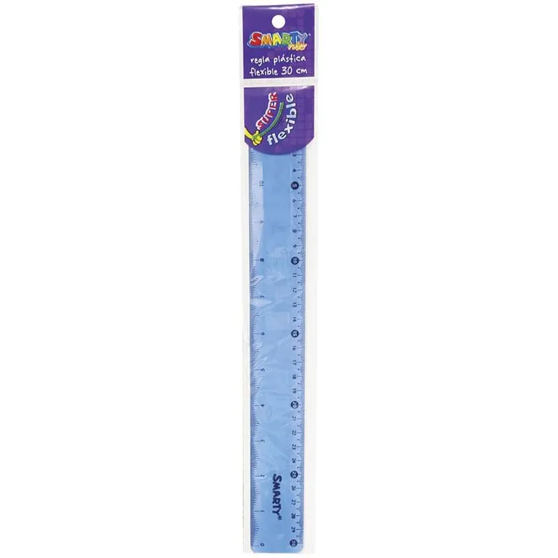 REGLA DE PLASTICO FLEXIBLE 30CMS