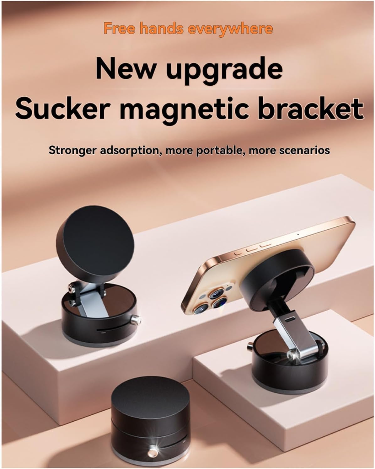 SOPORTE PARA TELÉFONO MÓVIL CON VENTOSA PARA AUTO