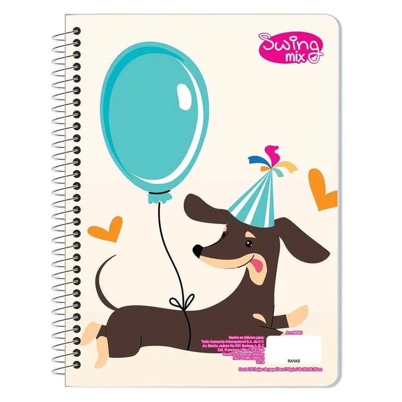 LIBRETA PROFESIONAL DE 100 HOJAS CUADRO 7MM