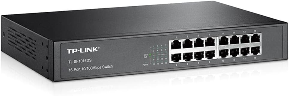 SWITCH TP-LINK FAST ETHERNET 16 PUERTOS 10/100MBPS