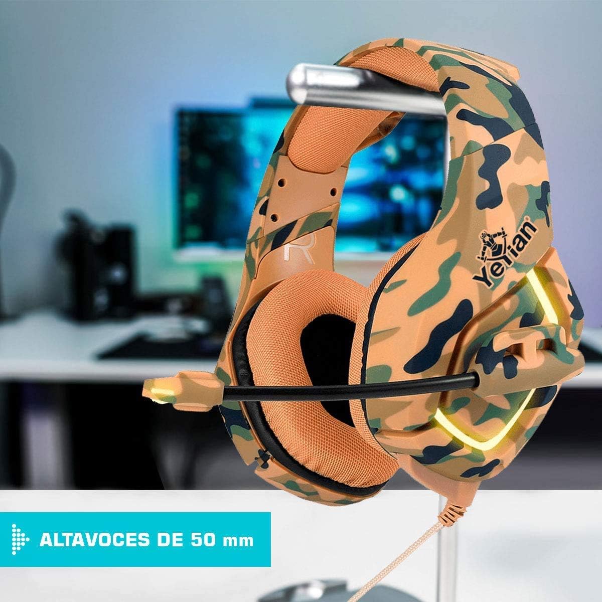 AUDIFONOS GAMING DIADEMA YEYIAN MILITARY FORCE