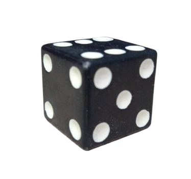 DADO DE PLASTICO 1.5X1.5 CM