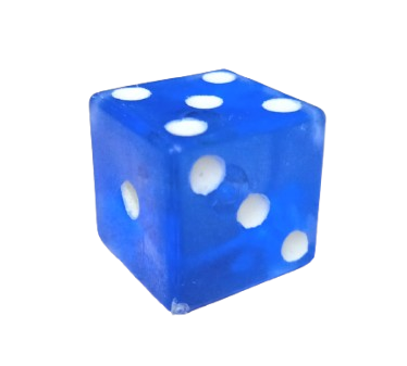 DADO DE PLASTICO 1.5X1.5 CM