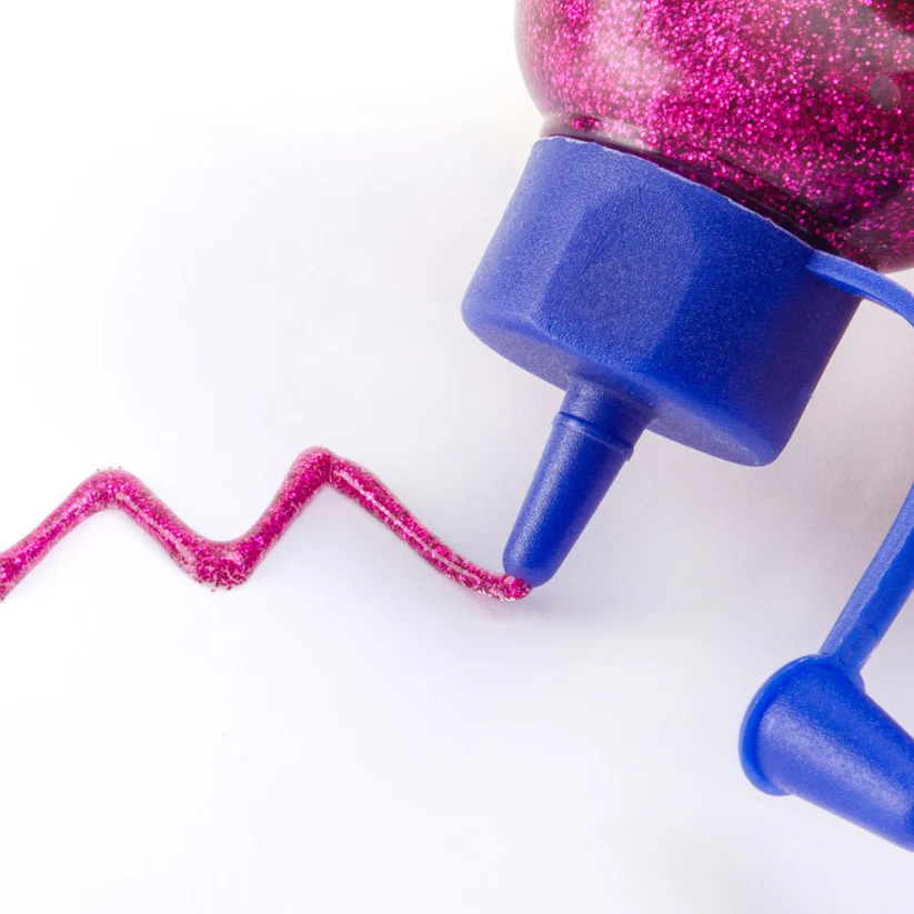 DIAMANTINA CON PEGAMENTO COLORES SURTIDOS