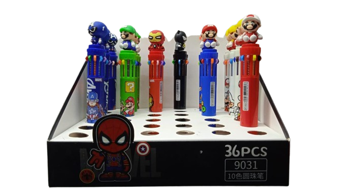 LAPICERO MULTICOLOR CON 10 COLORES