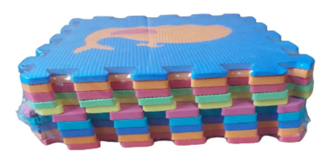 TAPETE DE  FOMY DIDÁCTICO 10 PZS 30x30 CMS