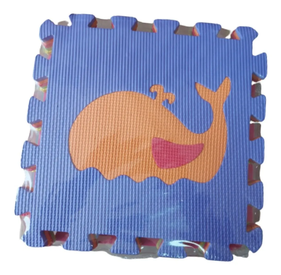 TAPETE DE  FOMY DIDÁCTICO 10 PZS 30x30 CMS