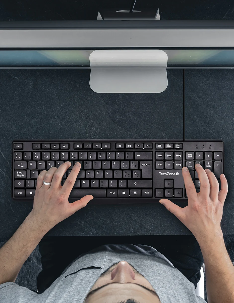 TECLADO ALAMBRICO TECHZONE